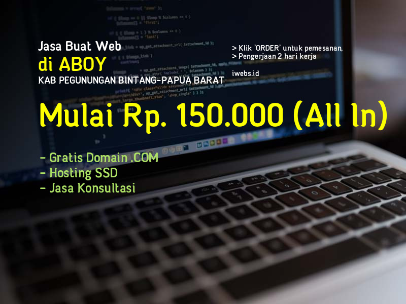 Jasa Buat Web Di Aboy Kab Pegunungan Bintang