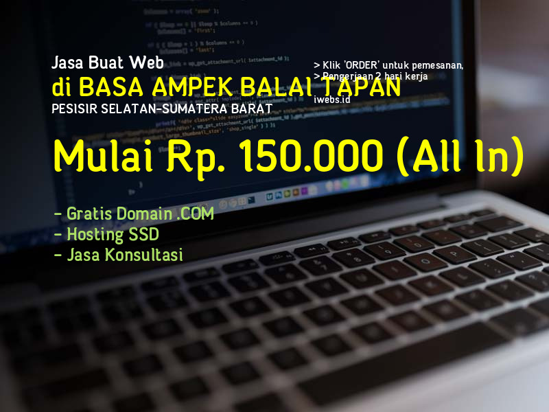 Jasa Buat Web Di Basa Ampek Balai Tapan Kab Pesisir Selatan