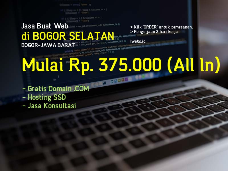 Jasa Buat Web Di Bogor Selatan Kota Bogor