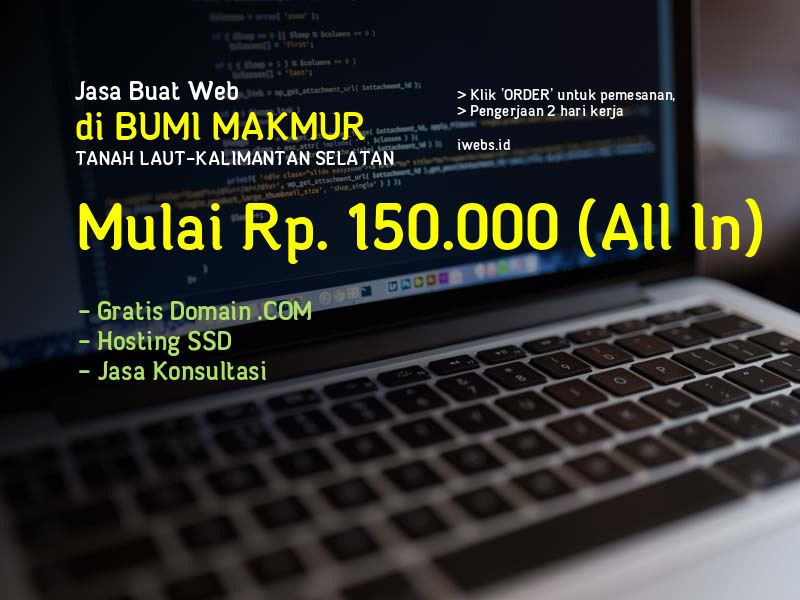 Jasa Buat Web Di Bumi Makmur Kab Tanah Laut