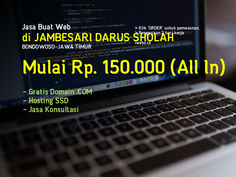 Jasa Buat Web Di Jambesari Darus Sholah Kab Bondowoso