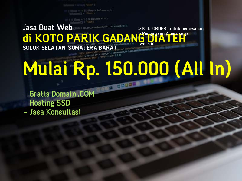 Jasa Buat Web Di Koto Parik Gadang Diateh Kab Solok Selatan