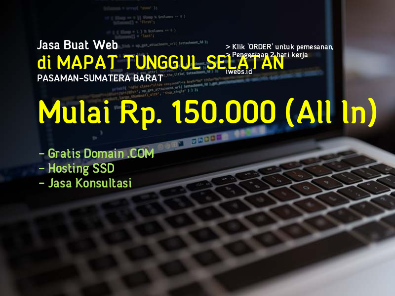 Jasa Buat Web Di Mapat Tunggul Selatan Kab Pasaman