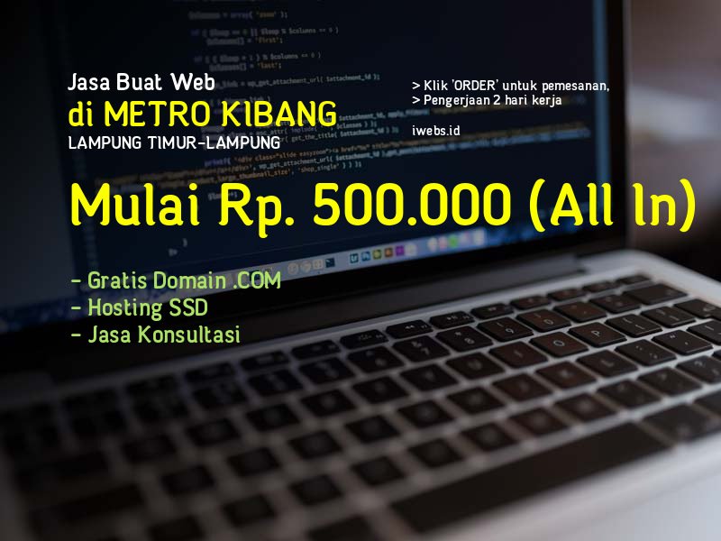 Jasa Buat Web Di Metro Kibang Kab Lampung Timur