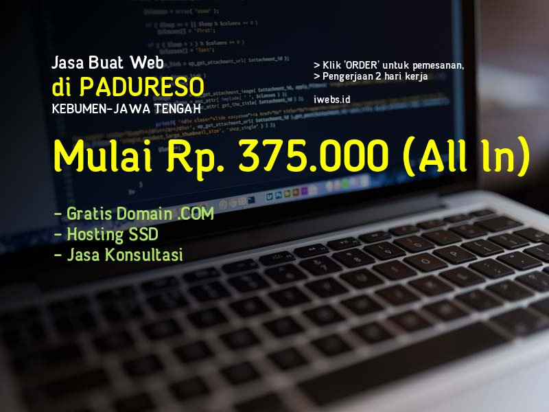 Jasa Buat Web Di Padureso Kab Kebumen