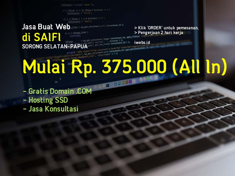 Jasa Buat Web Di Saifi Kab Sorong Selatan