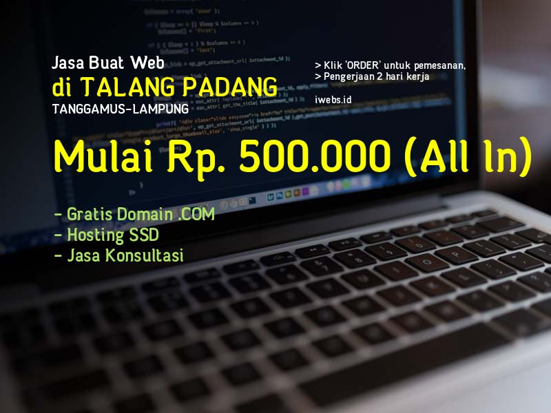 Jasa Buat Web Di Talang Padang Kab Tanggamus