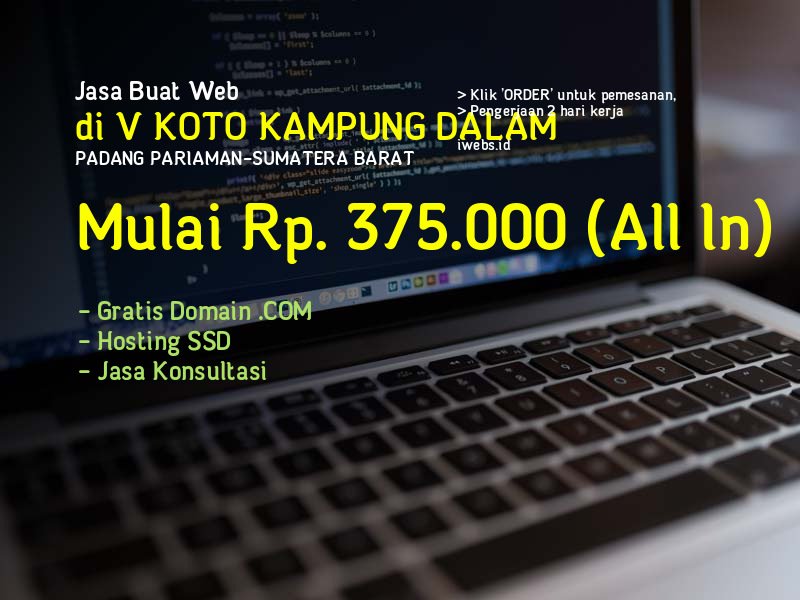 Jasa Buat Web Di V Koto Kampung Dalam Kab Padang Pariaman