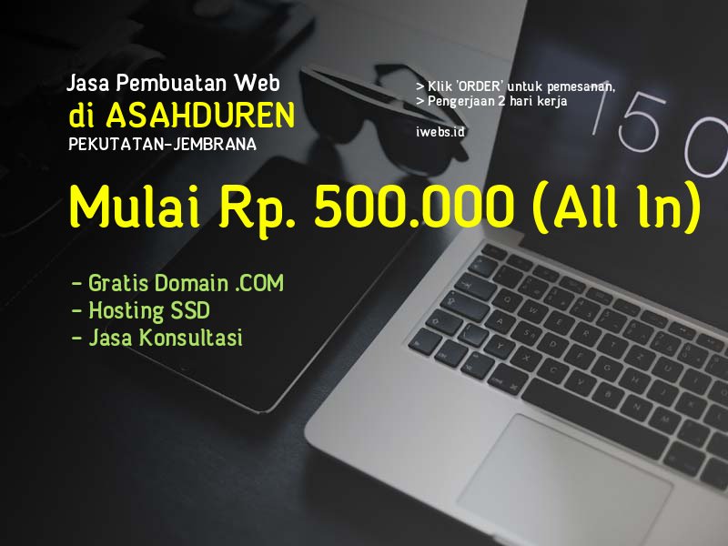 Jasa Pembuatan Web Di Asahduren Kec Pekutatan Kab Jembrana - Bali