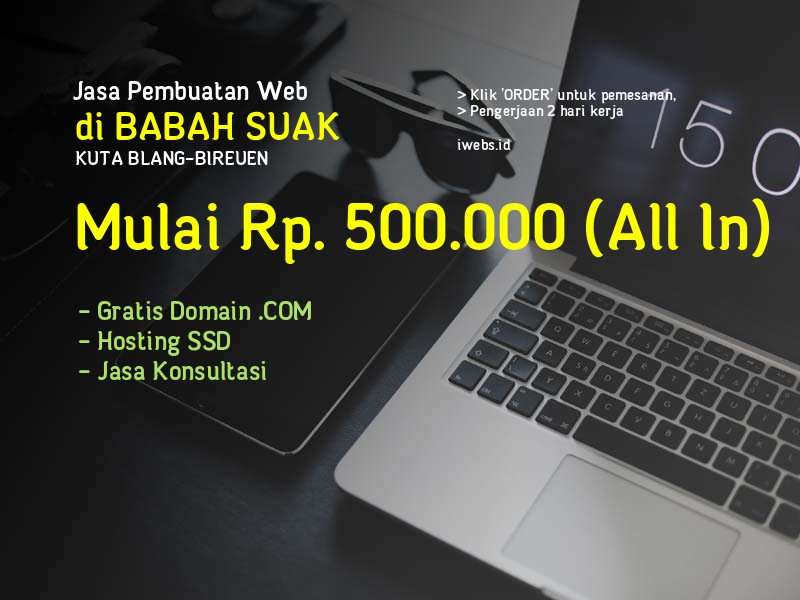 Jasa Pembuatan Web Di Babah Suak Kec Kuta Blang Kab Bireuen - Aceh