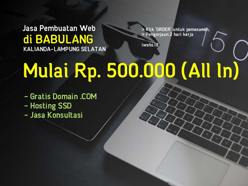 Jasa Pembuatan Web Di Babulang Kec Kalianda Kab Lampung Selatan - Lampung
