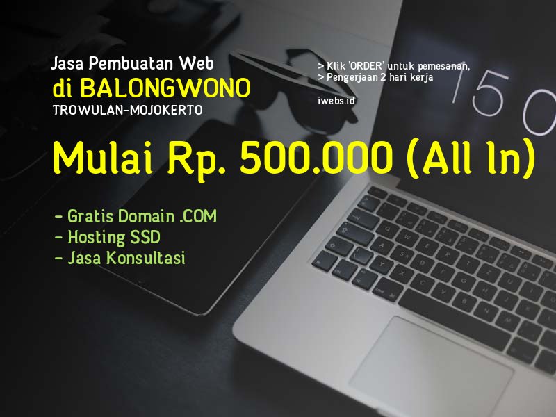 Jasa Pembuatan Web Di Balongwono Kec Trowulan Kab Mojokerto - Jawa Timur