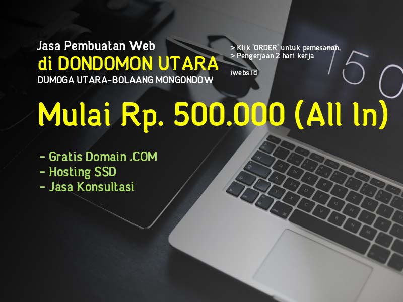 Jasa Pembuatan Web Di Dondomon Utara Kec Dumoga Utara Kab Bolaang Mongondow - Sulawesi Utara