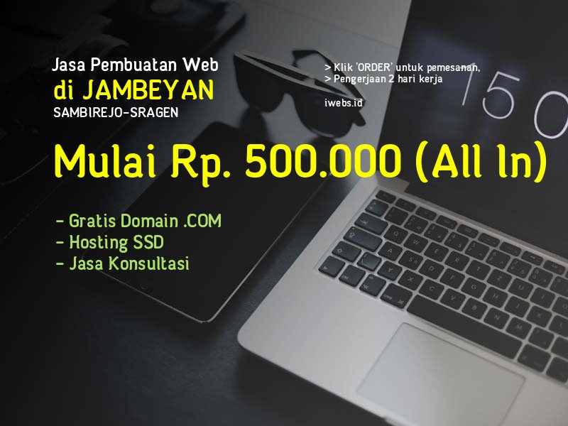 Jasa Pembuatan Web Di Jambeyan Kec Sambirejo Kab Sragen - Jawa Tengah