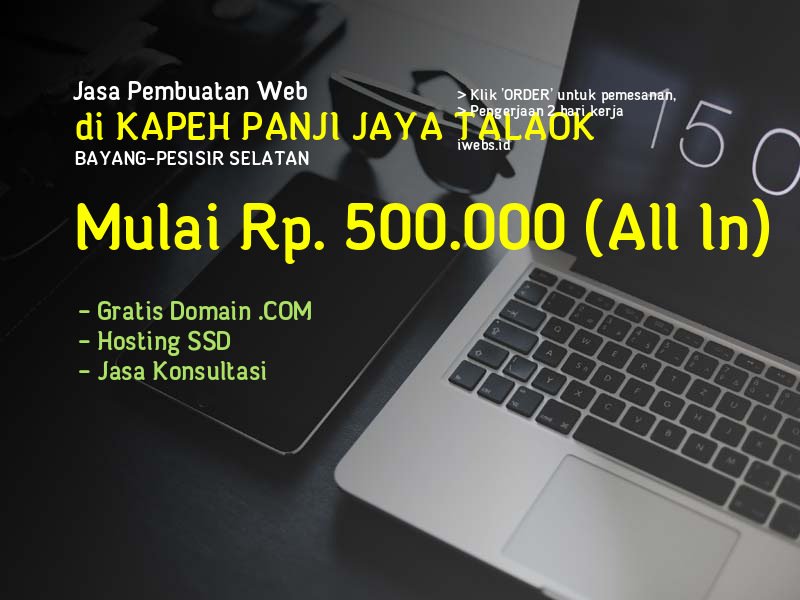 Jasa Pembuatan Web Di Kapeh Panji Jaya Talaok Kec Bayang Kab Pesisir Selatan - Sumatera Barat