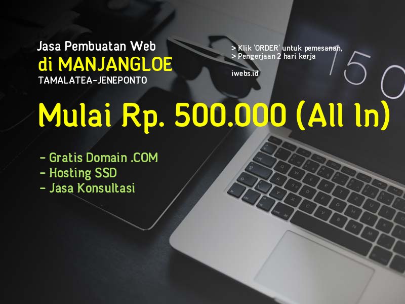 Jasa Pembuatan Web Di Manjangloe Kec Tamalatea Kab Jeneponto - Sulawesi Selatan