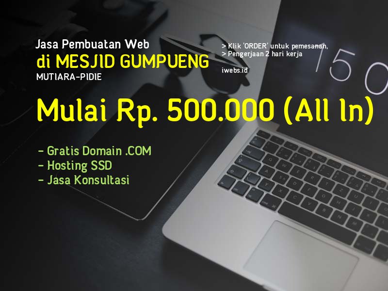 Jasa Pembuatan Web Di Mesjid Gumpueng Kec Mutiara Kab Pidie - Aceh