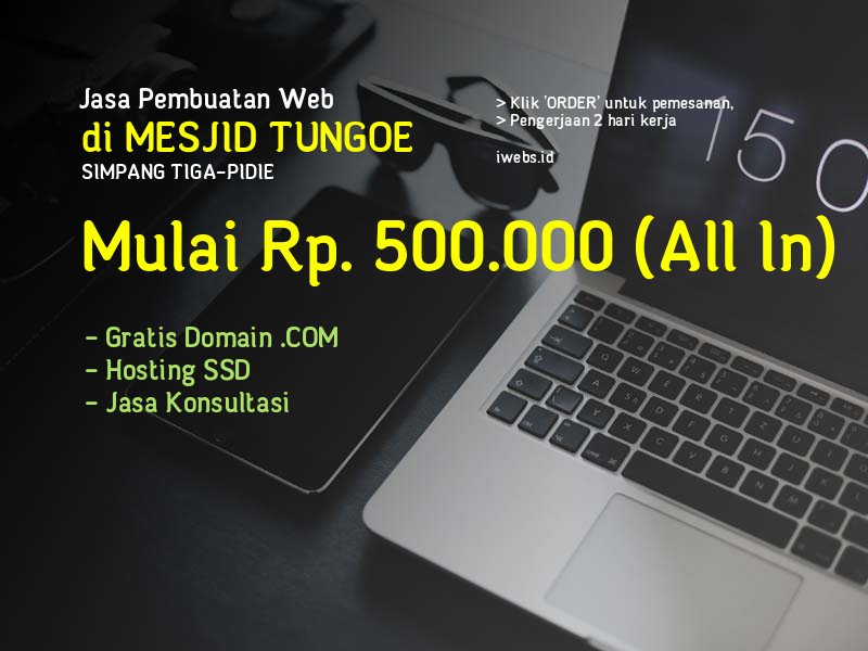 Jasa Pembuatan Web Di Mesjid Tungoe Kec Simpang Tiga Kab Pidie - Aceh