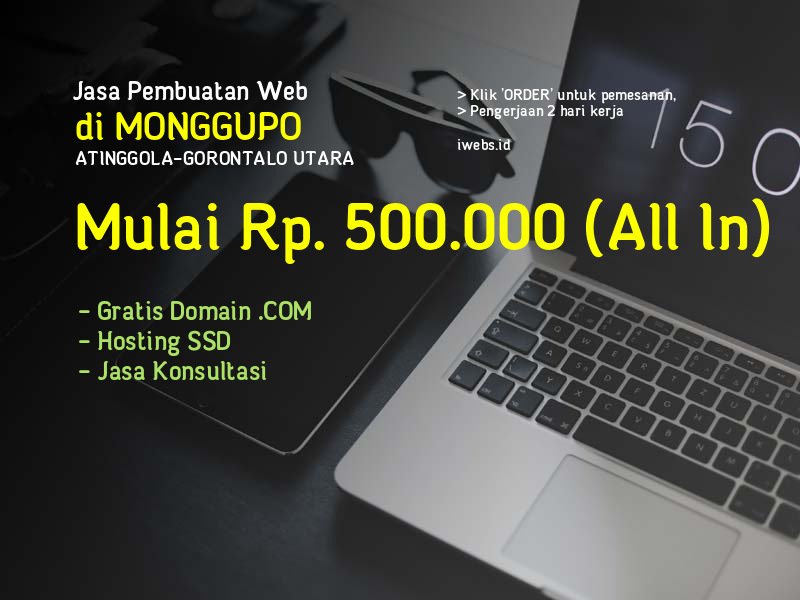 Jasa Pembuatan Web Di Monggupo Kec Atinggola Kab Gorontalo Utara - Gorontalo