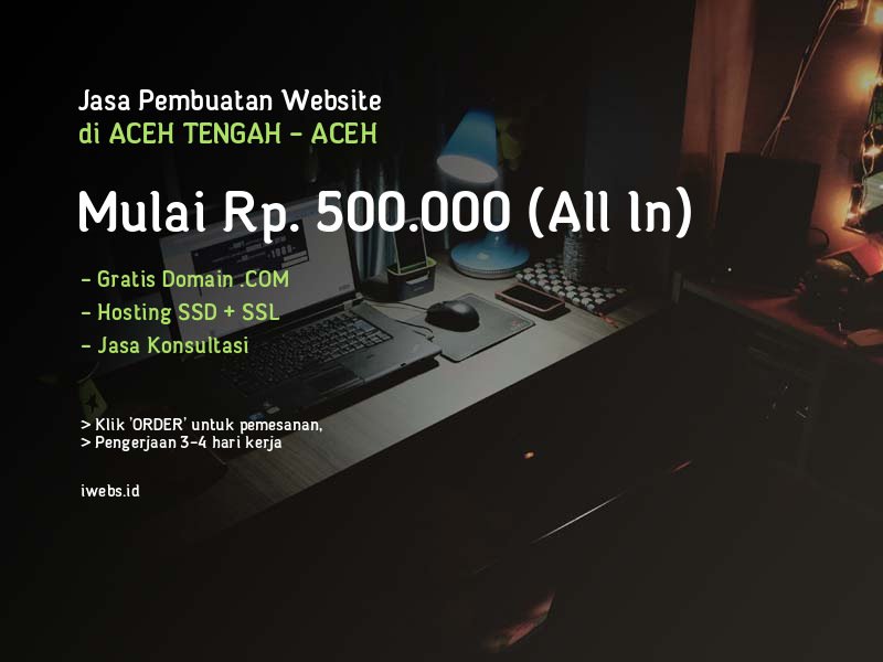 Jasa Pembuatan Website Aceh Tengah - Mulai Rp. 500.000