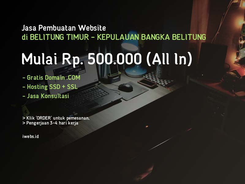 Jasa Pembuatan Website Belitung Timur - Mulai Rp. 500.000