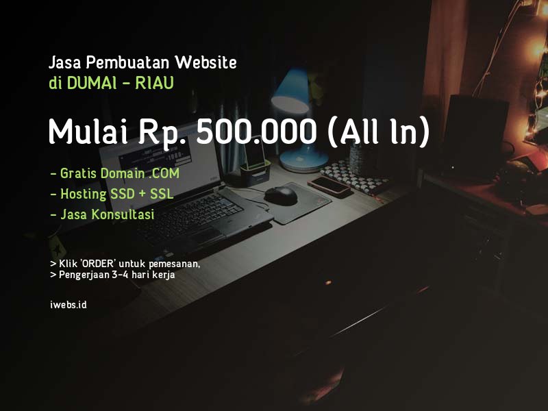 Jasa Pembuatan Website Dumai - Mulai Rp. 500.000