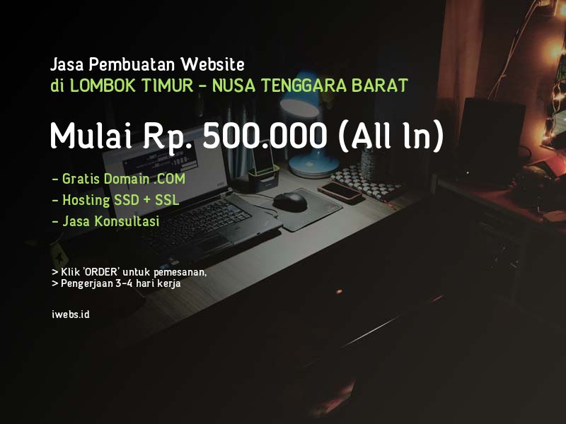 Jasa Pembuatan Website Lombok Timur - Mulai Rp. 500.000