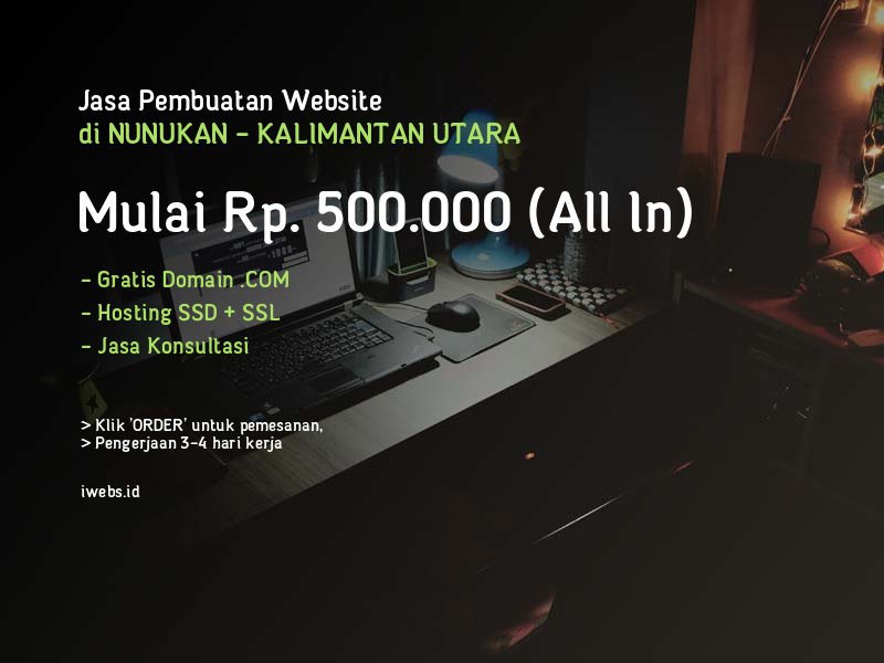 Jasa Pembuatan Website Nunukan - Mulai Rp. 500.000