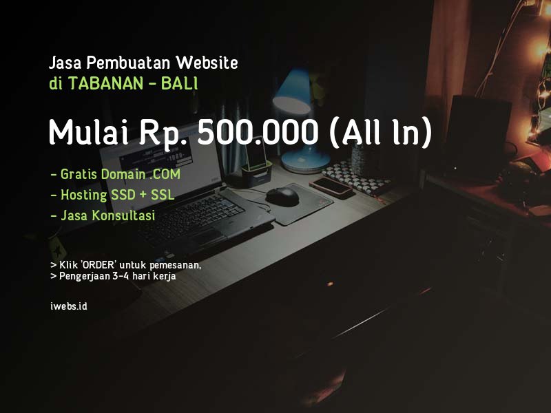Jasa Pembuatan Website Tabanan - Mulai Rp. 500.000